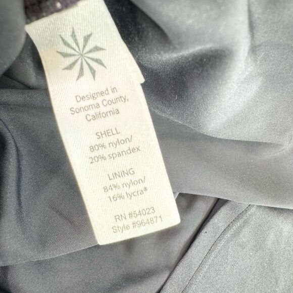 Athleta Tankini Womens 36 B/C Black Underwire Swimsuit Bathing  Halter Swim Top - Picture 5 of 9